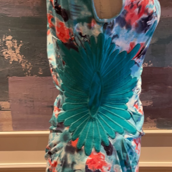 Designer dress. Catherine Malandrino Floral Dress - Picture 4 of 5